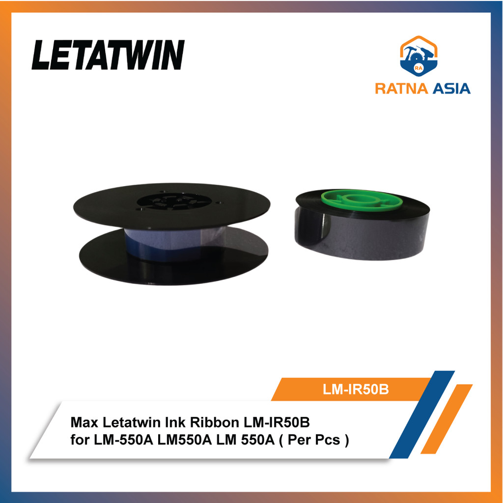 Jual Max Letatwin Ink Ribbon LM-IR50B Pita Printer LM IR 50 B untuk ...