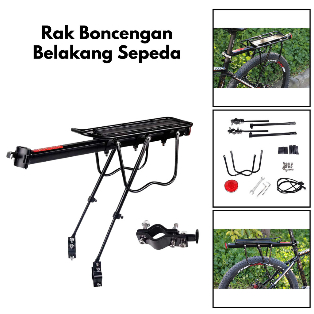 Jual SPCR Rak Boncengan Belakang Sepeda Rear Rack Screw Mount RQ5PI ...