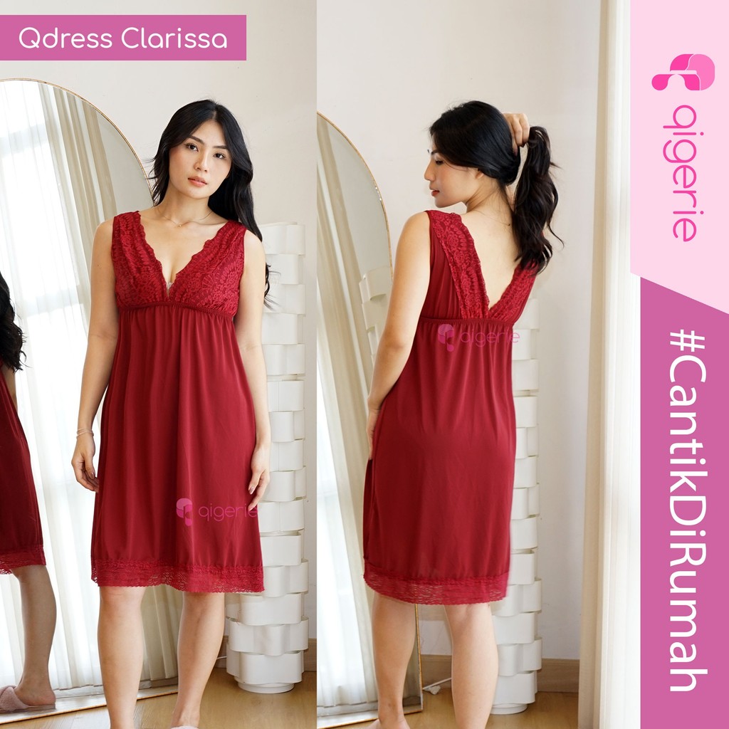 Jual CLARISSA QIGERIE | Daster Kekinian | Baju Tidur Sexy | Baju Dinas