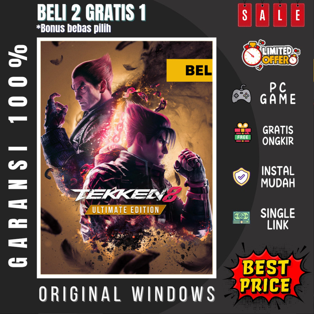 Jual TEKKEN 8 ULTIMATE EDITION - GAME PC - GAME LAPTOP - PC GAMES ...