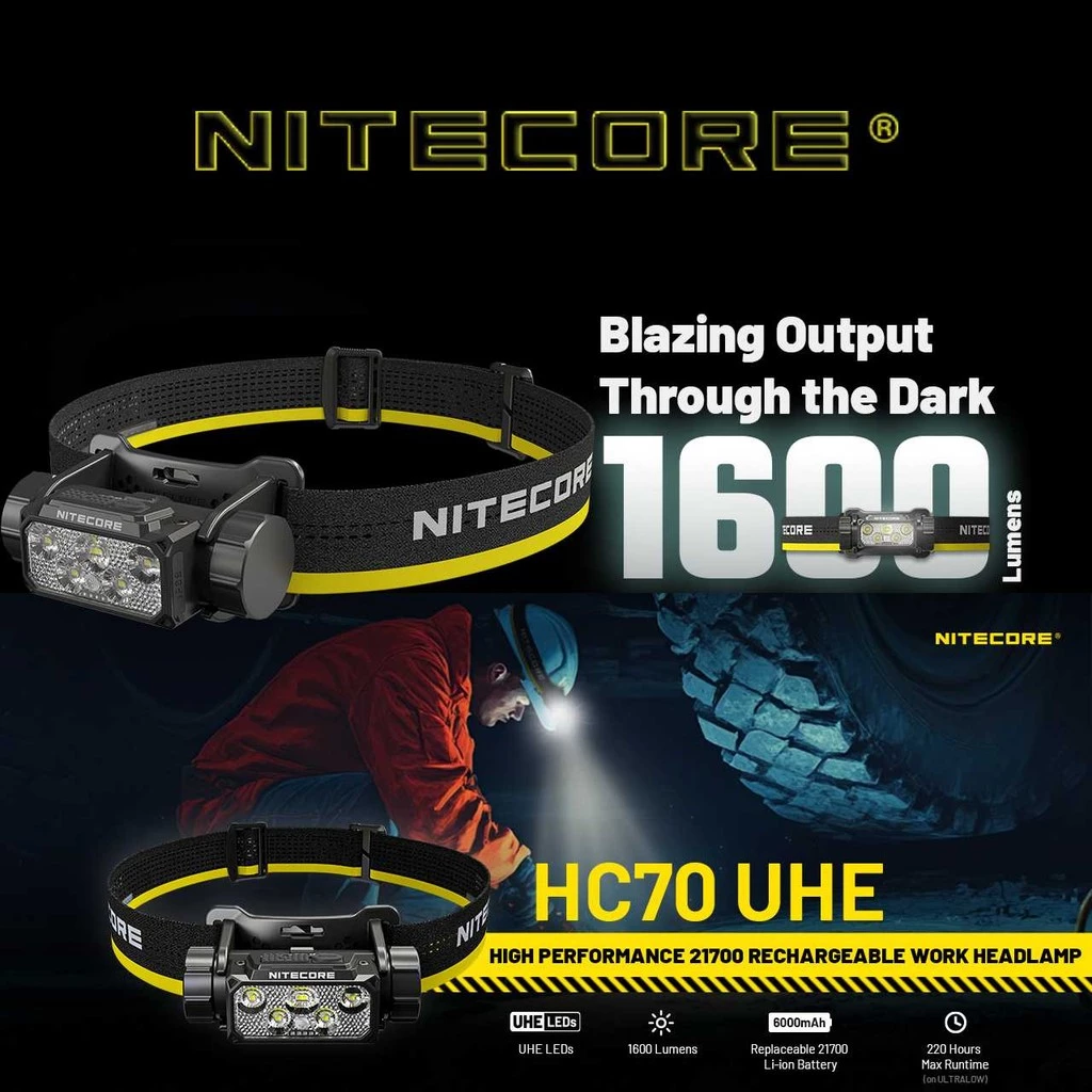 Nitecore HC70 UHE