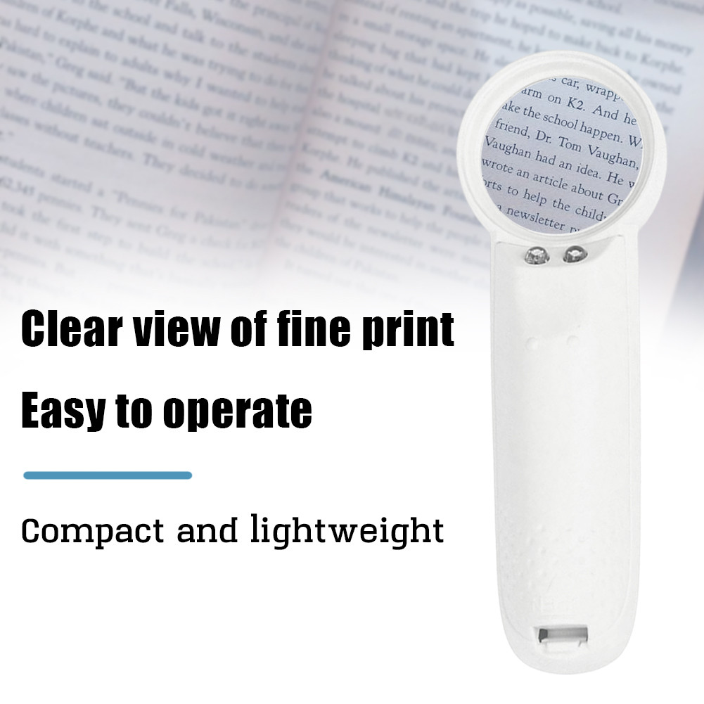 Jual Magnifier Gelas Kaca Pembesar 15X Loop Magnifying Untuk Membaca ...