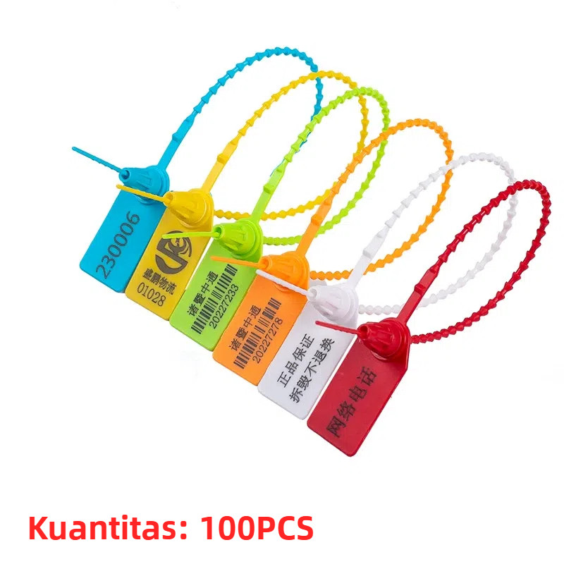 Jual 100pcs Security Seal Segel Plastik Sekuriti Dengan Nomor Segel ...