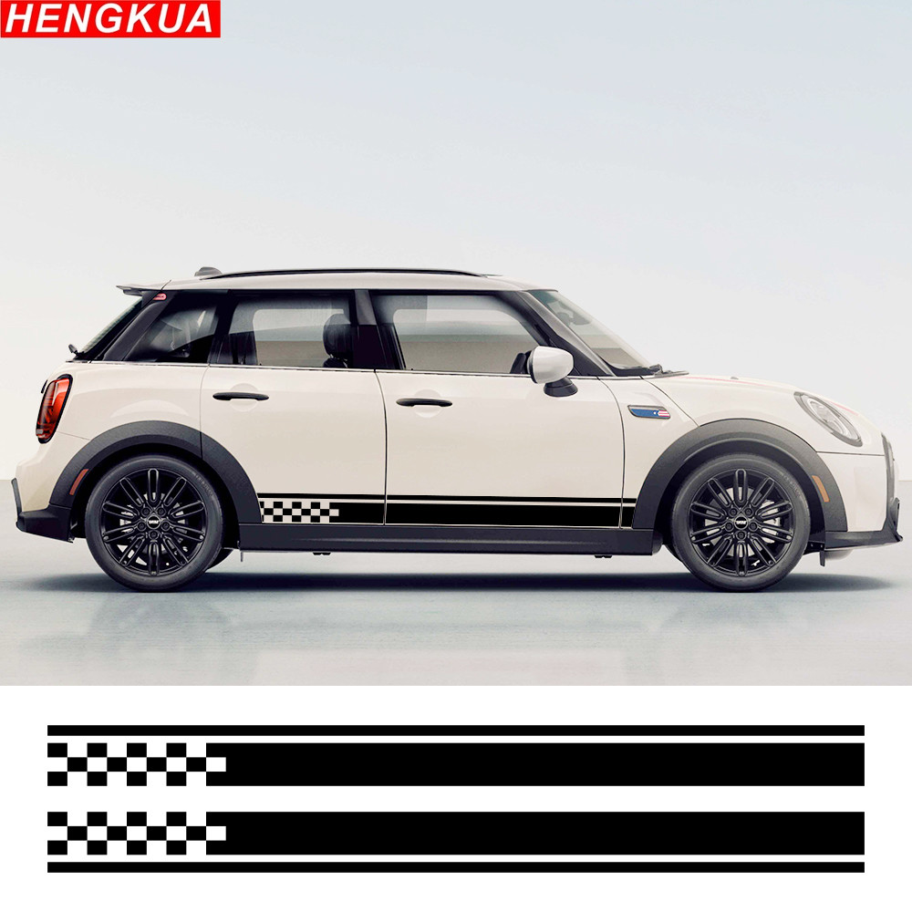 Jual Car Side Stripe vinyl stickers, racing trim, decal MINI Cooper S ...