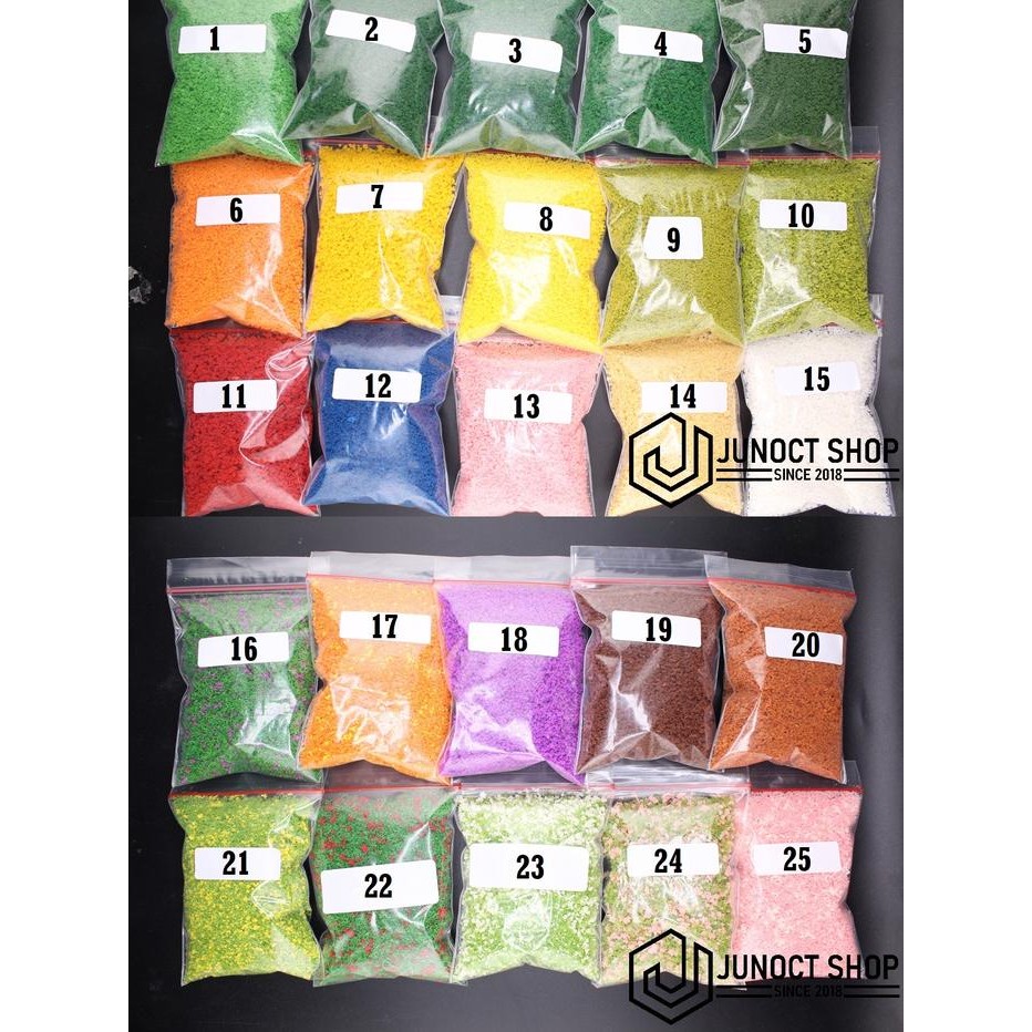Jual Serbuk Tabur Bubuk Pohon Rumput Bahan Miniature Maket Material ...