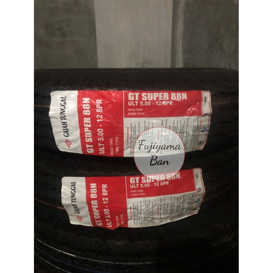 Jual Ban Bias Standard Gajah Tunggal 500 R12 12 8PR GT Super Nylon ...
