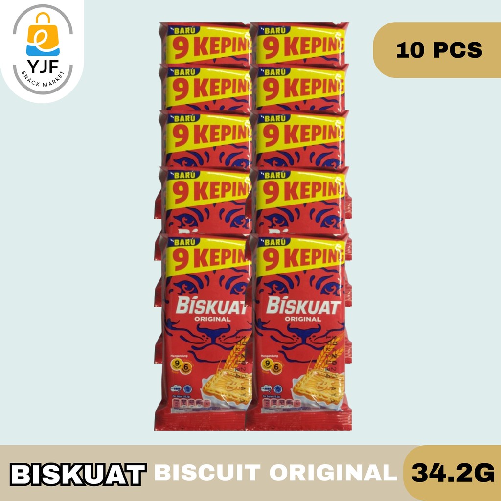 Jual Biskuat Biscuit 34.2g isi 10 PCS / Rasa Chocolate / Original ...