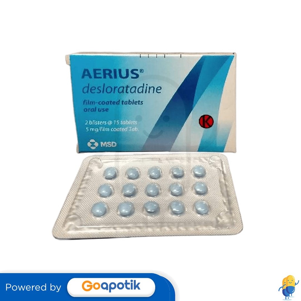 Jual Aerius 5 Mg Box 30 Tablet | Shopee Indonesia