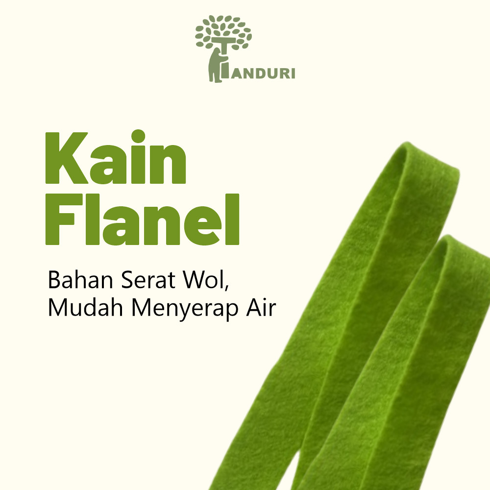 Kain Flanel Sumbu Hidroponik Sistem Wick Eceran