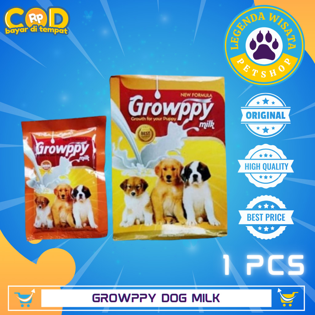 Jual Growppy Dog Milk Puppy 30gr Per 1 PCS | Shopee Indonesia