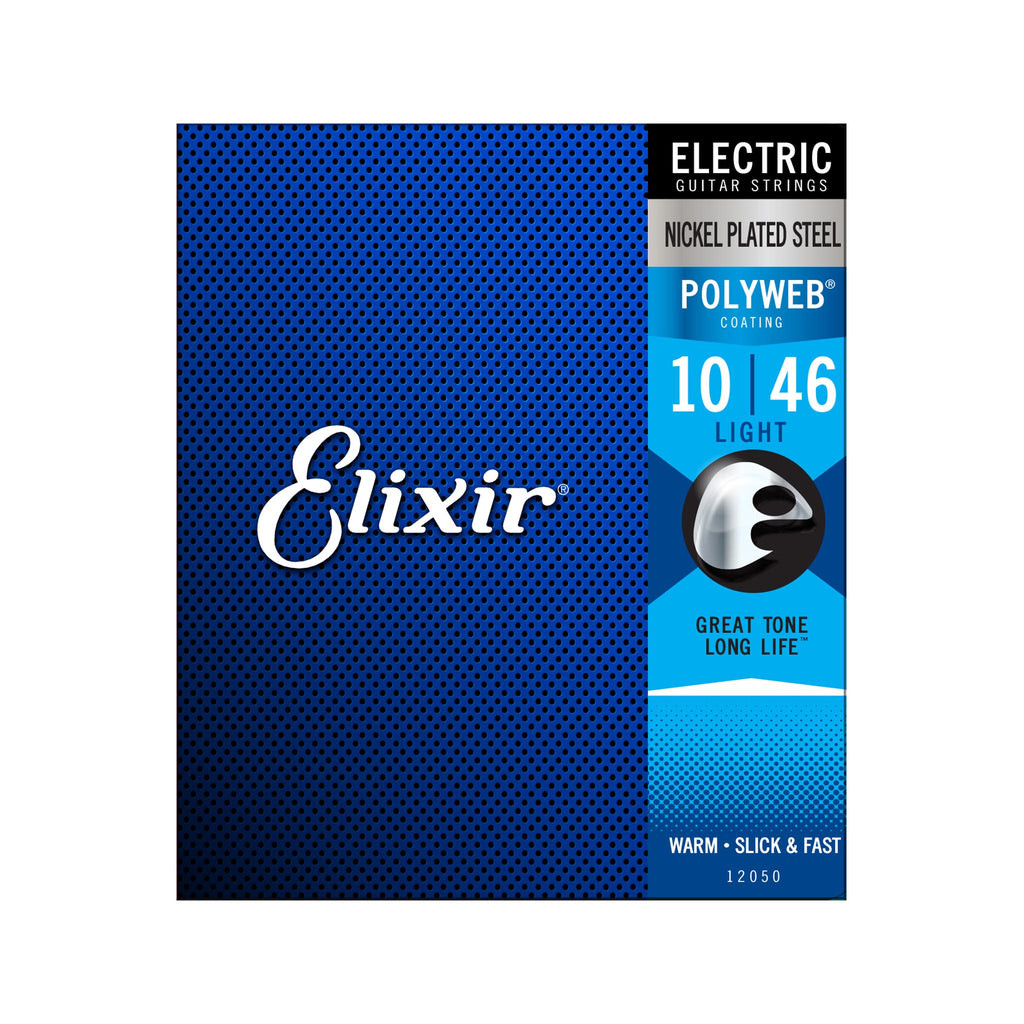 Jual Elixir 12050 Polyweb Electric Guitar Strings, Light, 10-46 ...
