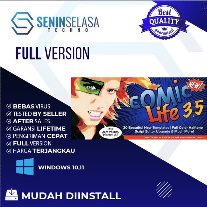 Jual Software Membuat Komik: Comic Life 3 [WIN] | Shopee Indonesia
