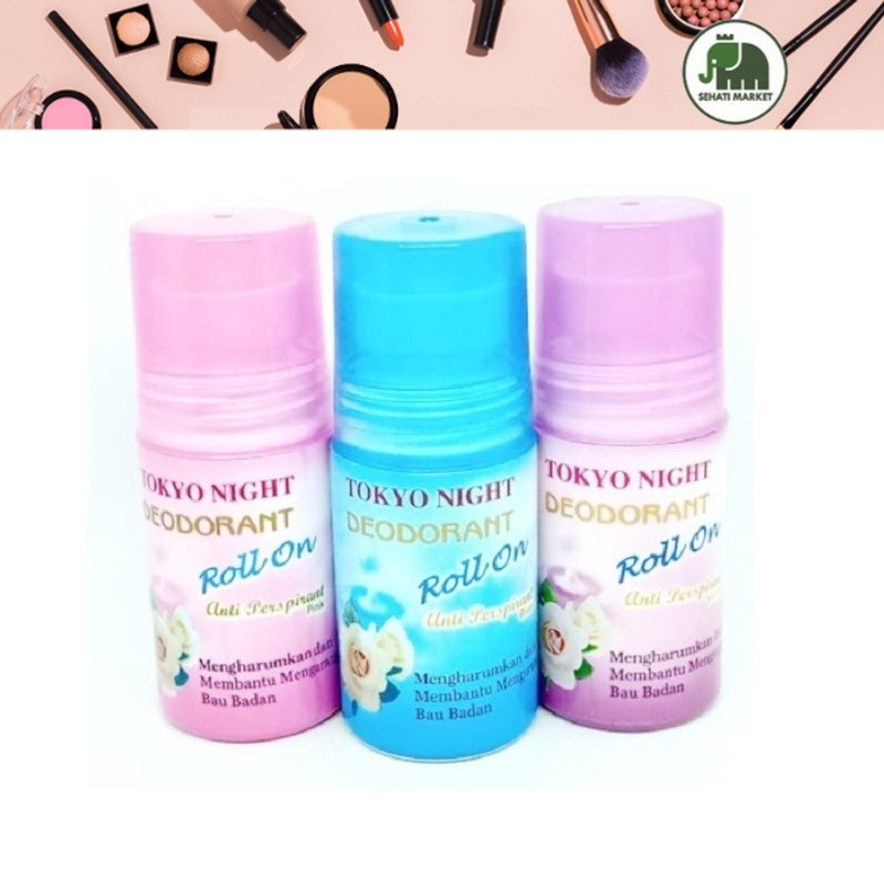 Jual Tokyo Night Deodorant Roll On 50mL | Shopee Indonesia