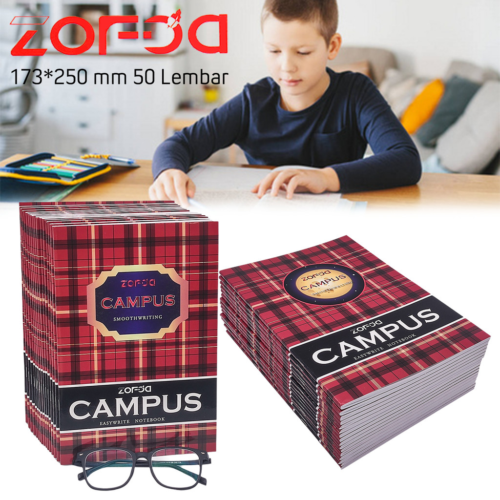 Jual 50pages Buku Diary warna merah Notebook kelas siswa sekolah ...