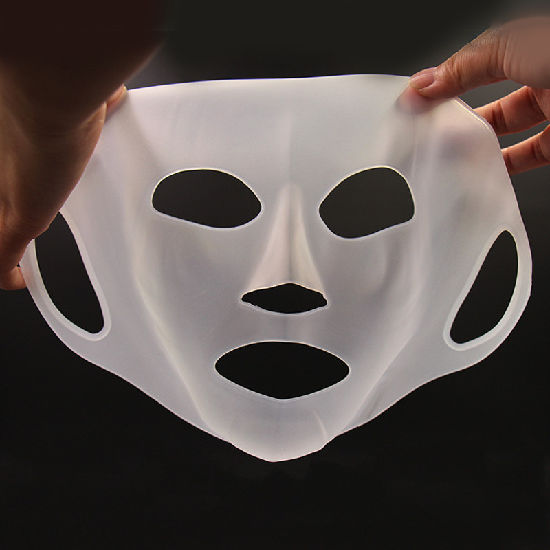 Jual 3D Silicone Masker Cover Reusable Silicone Face Mask Cover Gel ...