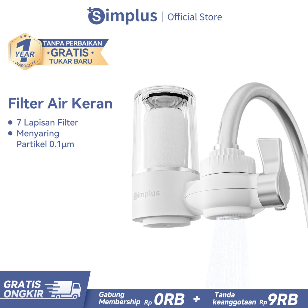 Jual Simplus Pemurni Air Keran dengan 7 Lapis Penyaringan | Shopee ...