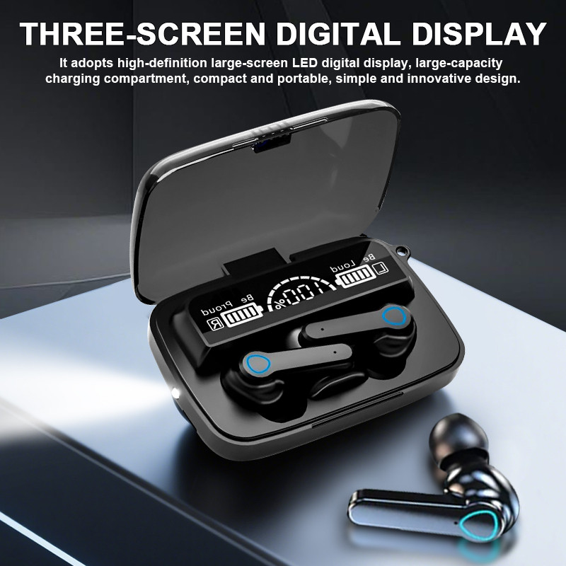 Jual Bass effect HD display with built-in LED flashlight M19 wireless ...