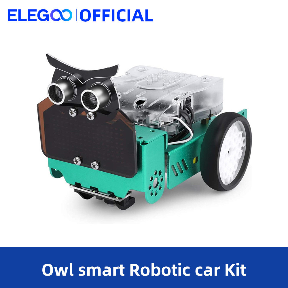 Jual ELEGOO Owl Smart Robotic Car Kit with Nano V4,Line Tracking Module ...