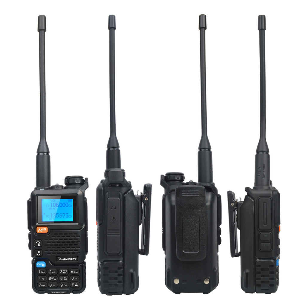 Jual Quansheng UV-5R Plus 50-600MHz Air Band Walkie Talkie Cross Band ...