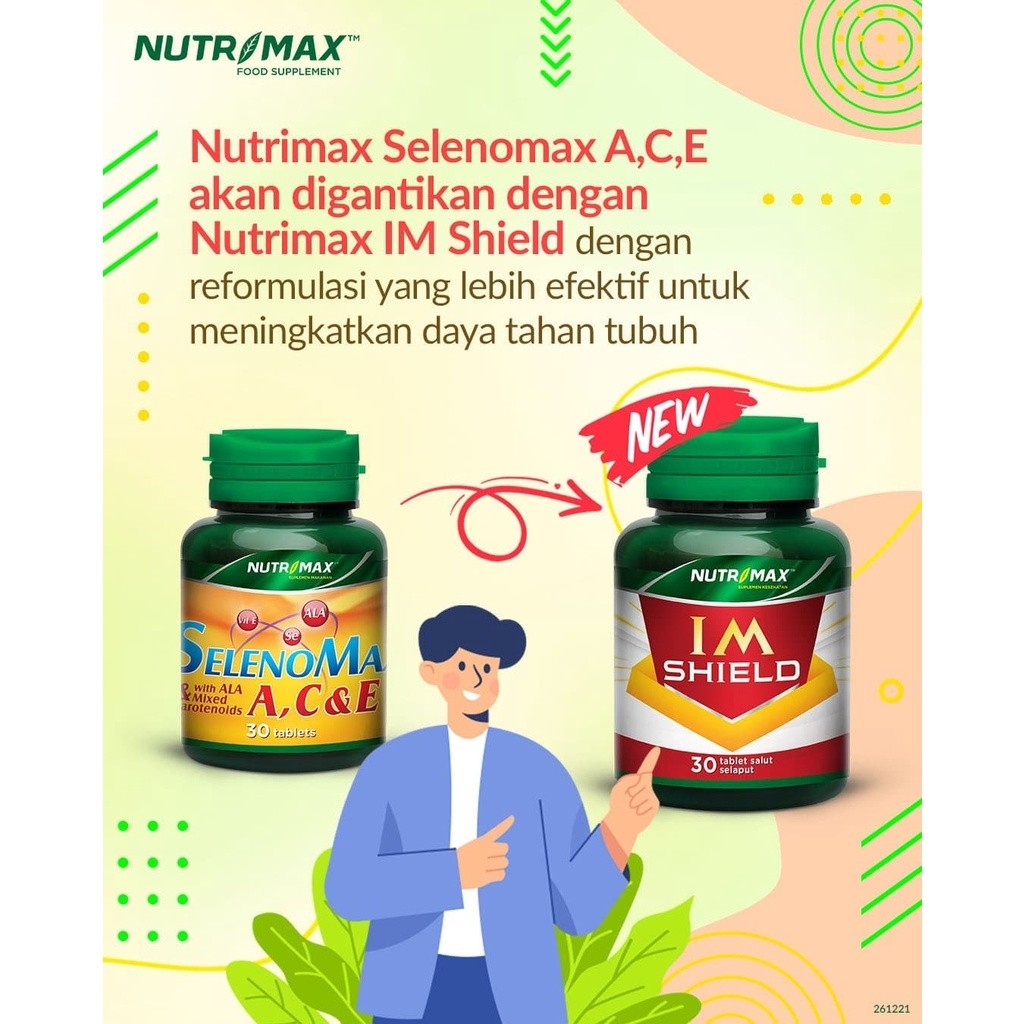 Jual Selenomax ( IM Shield Nutrimax 30 Tablet ) | Shopee Indonesia