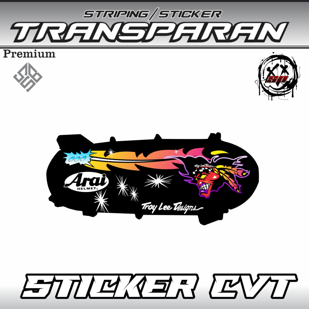 Jual VARIASI Sticker Cover Block Cvt Arai Motip Variasi Sticker Bahan ...