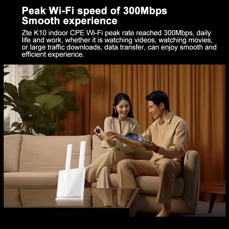 Jual ZTE K10 4G LTE Router 300Mbps WiFi Range Extender With SIM Card ...
