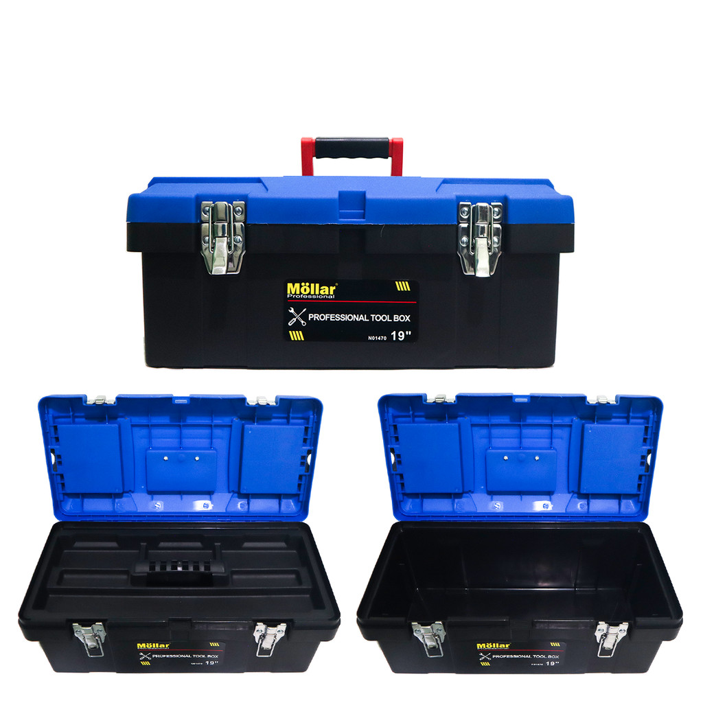 Jual MOLLAR N01470-19 Inch Toolbox Plastik Besar Kotak Alat Perkakas ...