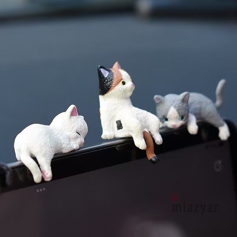 Pajangan Kucing Stress Cat Ornamen Lucu Hiasan Rumah / Ornamen Dekorasi Rumah / Patung Kucing Mia