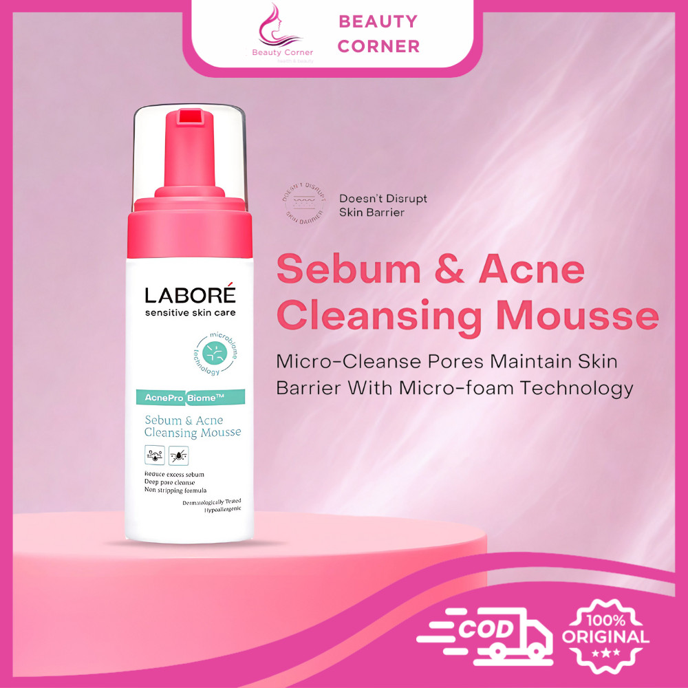 Jual Labore AcnePro Biome Sebum & Acne Cleansing Mousse | Shopee Indonesia