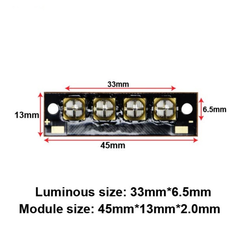 Jual 40W UV LED Module 6565 365nm 385nm 395nm 405nm Drying Offset Ink ...