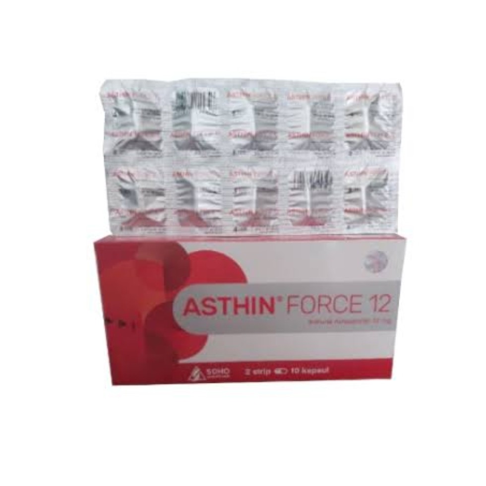 Jual Asthin Force Natural Astaxanthin 12 Mg 1 Strip 10 Kapsul | Shopee ...