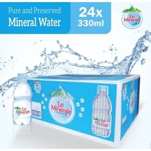 Jual NEW ITEM MINUMAN LE MINERALE MINI 24 X 330ML | Shopee Indonesia