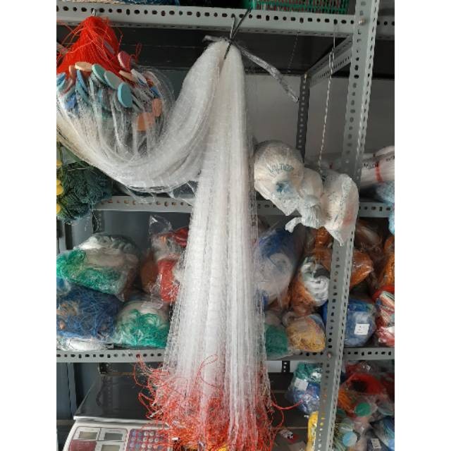 Jual Jaring ikan siap pakai tinggi 1,5m panjang 50m ukuran lubang ...