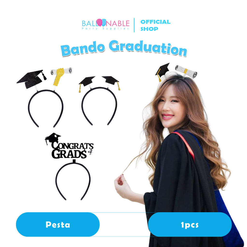 Jual Bando Graduation / Bando Wisuda / Bando Toga Variasi Bando Topi ...