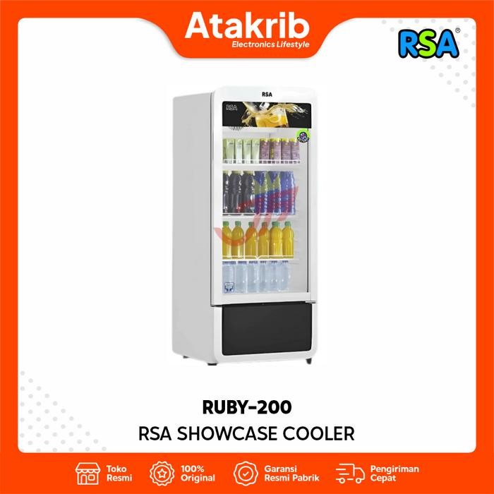 Jual RSA SHOWCASE COOLER RUBY-200 / RUBY 200 No Frost System 200 Liter ...