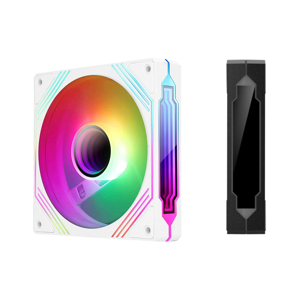 Jual PC Cooling Fan 5V 3Pin ARGB Mirror Cycle Light Effect 650-1800RPM ...