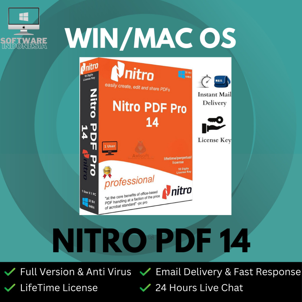 Jual [Win & Mac] Nitro PDF 14 Pro Full Version Lifetime | Shopee Indonesia