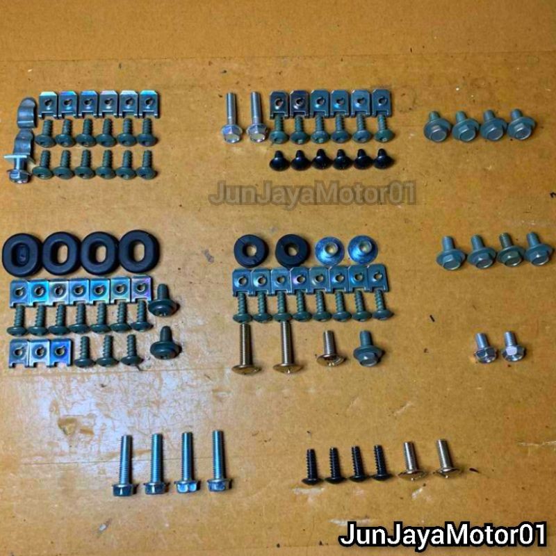 Jual Cod Gratis Ongkir Promo Baut Lengkap Full Set Body Yamaha Jupiter Mx New