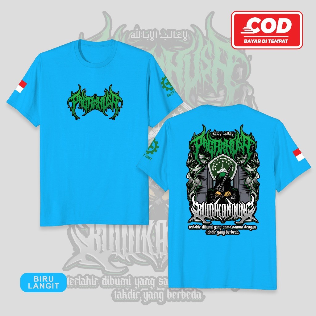 Jual Kaos Pagar Nusa Hardcore Font Edition Sablon Dtf Distro Pencak