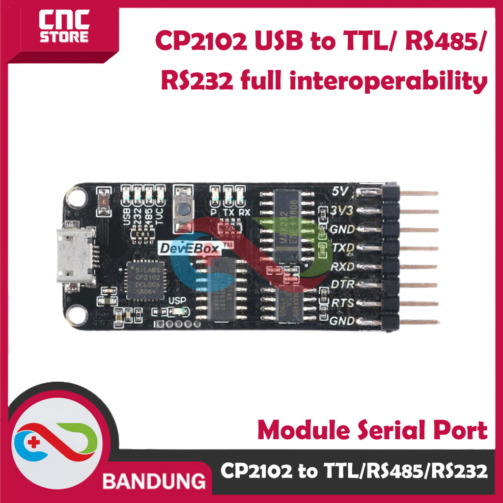 Jual (Ten in one) Multi-Function Serial Port Module CP2102 USB to TTL ...