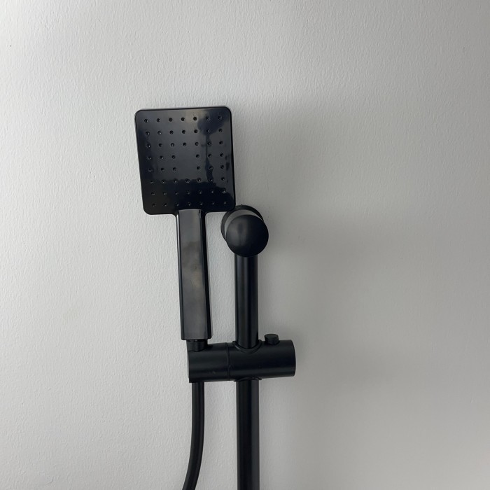 Jual Tiang Shower Set Hitam / Bracket Hand Shower Hitam / Holder Shower ...