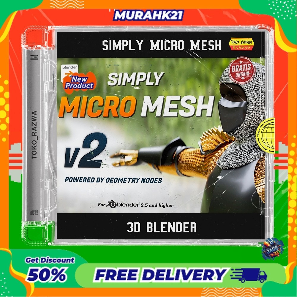 Jual 3D Blender - Simply Micro Mesh v3 - 280425 NEW BLENDER ADDONS ...