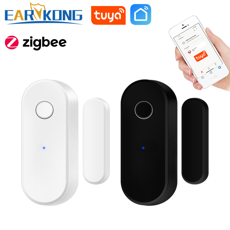 Jual Tuya Zigbee Door Sensor Door Open / Closed Detector Home ...