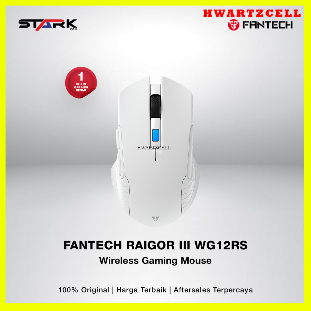 Jual [HWARTZ] FANTECH RAIGOR III WG12RS Rechargeable Wireless Silent ...