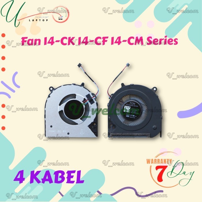 Jual Fan CPU Notebook 14S-CF 14S-CF1046TU 14S-CF2075TU 14 CM | Shopee ...