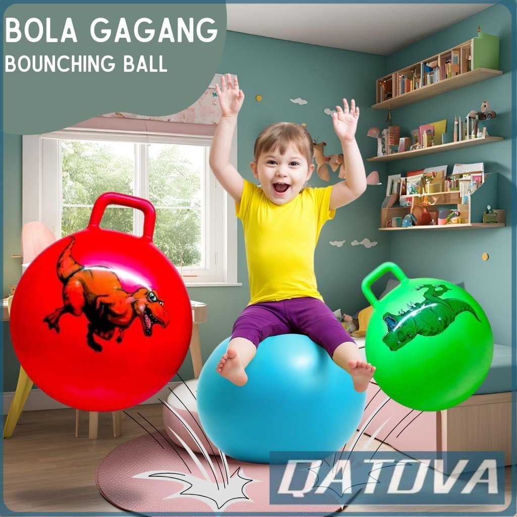 Jual QATOVA JUMPING BALL BOLA GAGANG BOLA LONCAT BULAT HOPBALL JUMPING ...
