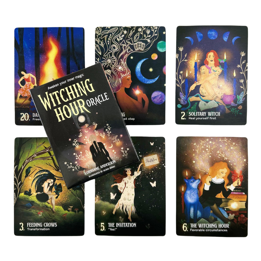 Jual Witch Hour Oracle Cards Full English Deck Awaken Your Inner Magic ...