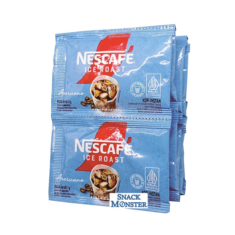 Jual Nescafe Ice Roast Americano Kopi Instan Renceng - Netto 10 bks x 2 ...