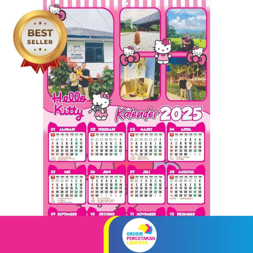 Jual Promo!!! KALENDER FOTO 2026 (MINIMAL 3 PCS) BISA PAKAI NAMA (5 ...