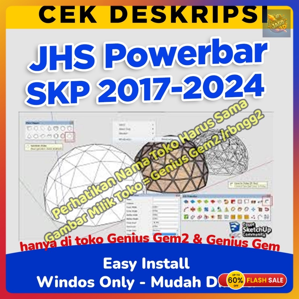 Jual JHS Powerbar Sketchup Plugins TERBARU | Shopee Indonesia